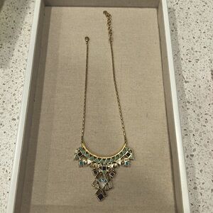 Stella & Dot Stone Tile Necklace